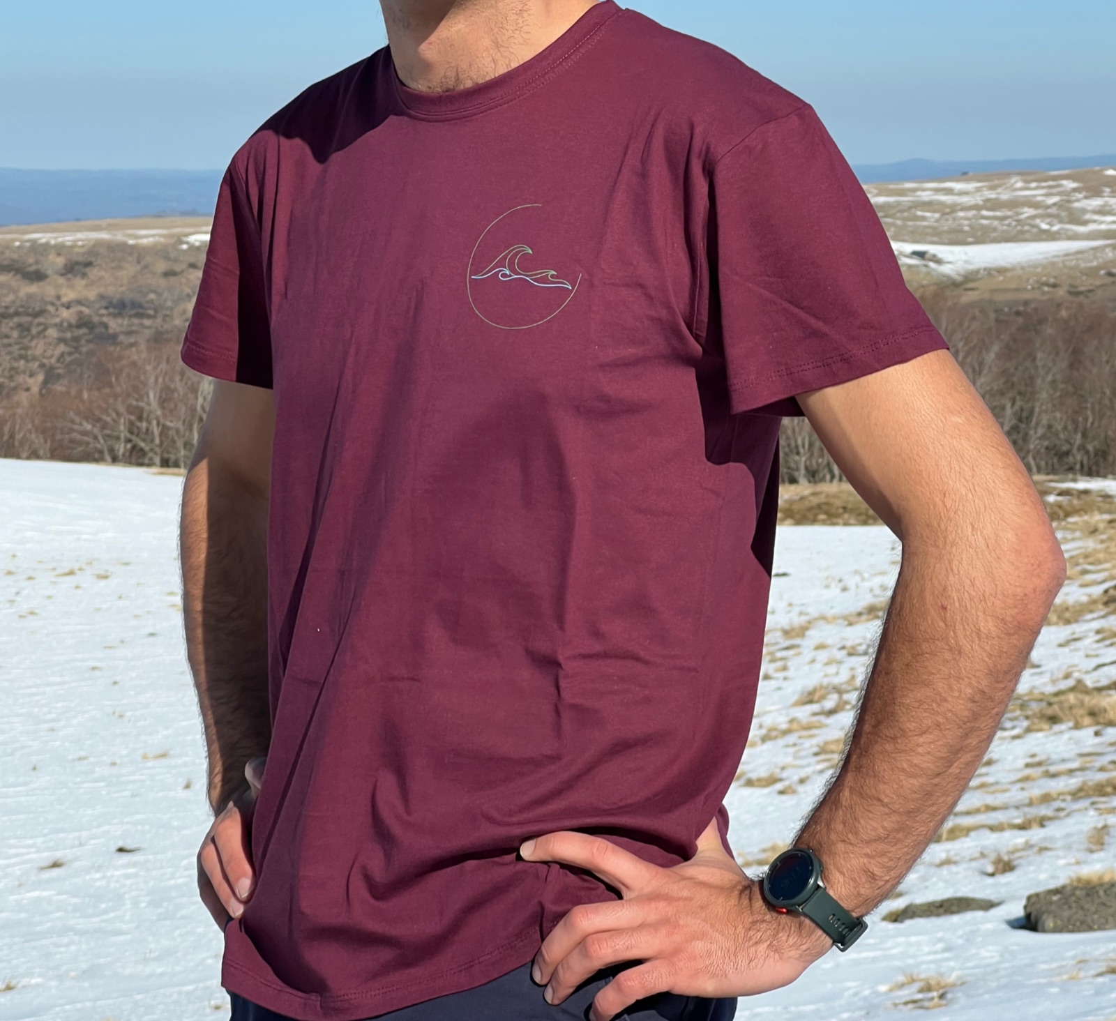 T-shirt moniteur, porté