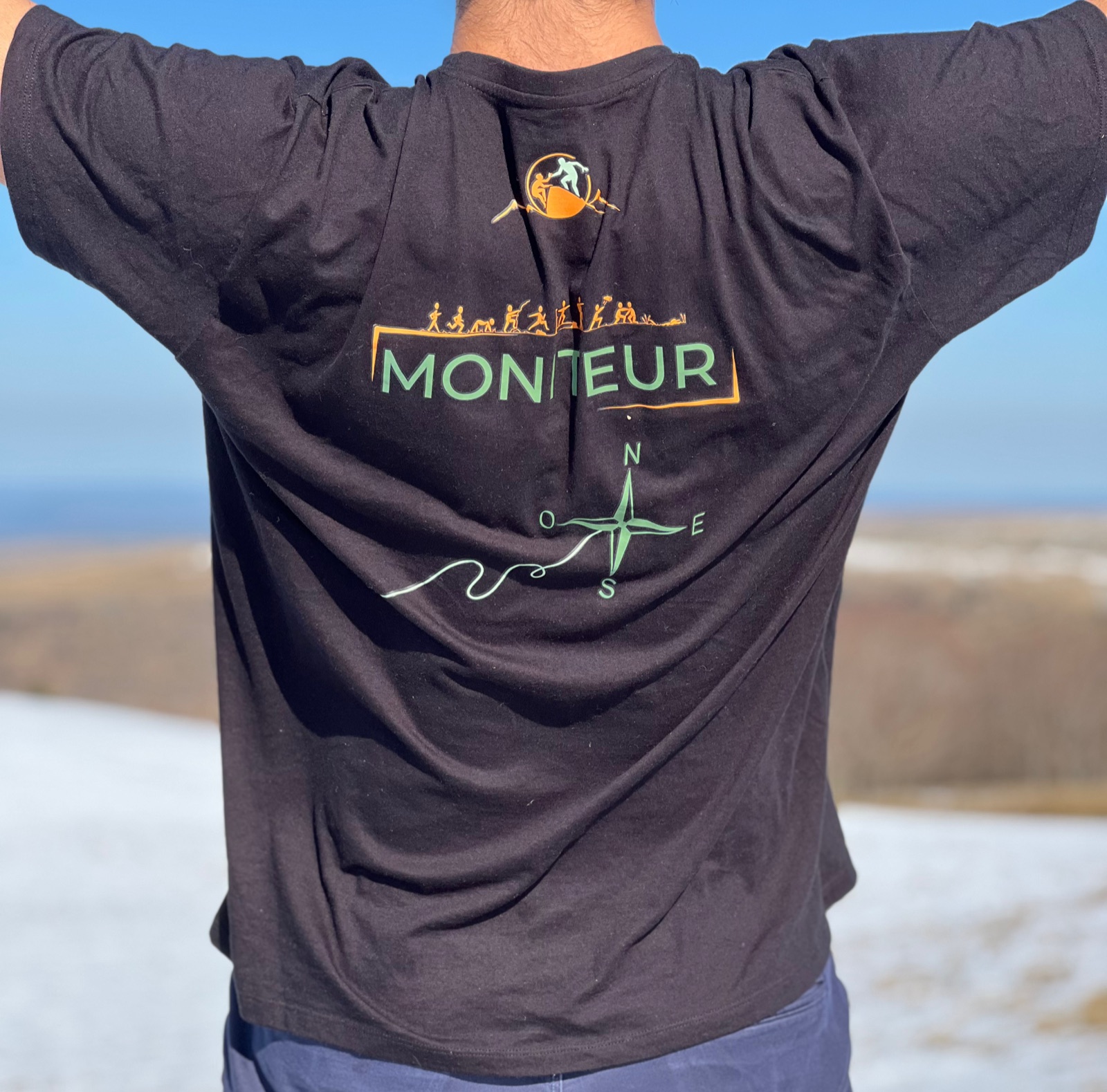 T-shirt moniteur 2, porté